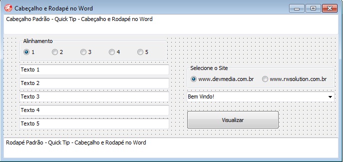 Создание отчета в word delphi